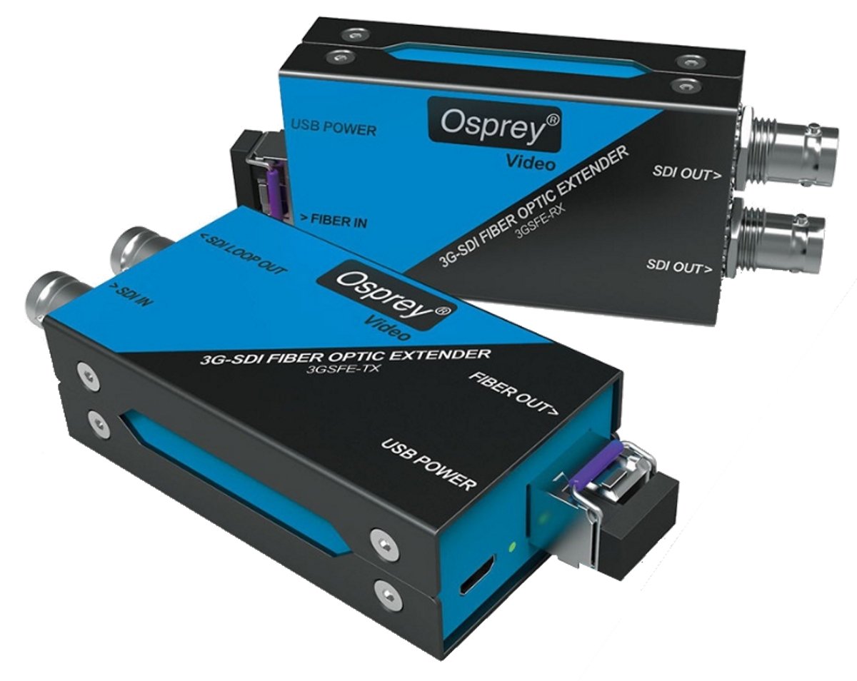 【中古】「非常に良い」Kanex Pro Fiber Optic Extenderセット( sdi-extfiberpro ) Amazon.com: Osprey Video 3G-SDI Fiber Extender 3GSFE-TX/RX
